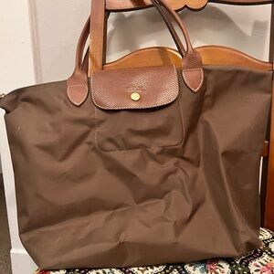 Longchamp Olive Green Shoulder Bag